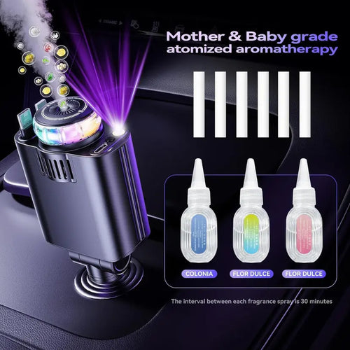 5-in-1 Starlight Car Charger شاحن سيارة "ستارلايت" (Starlight) متعدد الوظائف 5 في 1