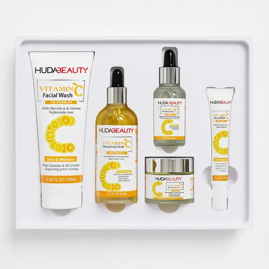 Vitamin C 5-Piece Skincare Set مجموعة العناية بالبشرة بفيتامين C المكونة من 5 قطع