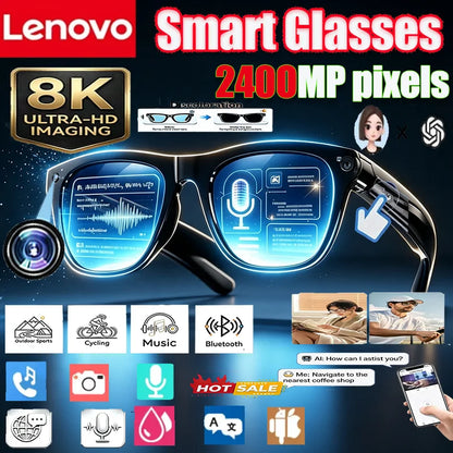 نظارات Lenovo الذكية بدقة 8K وتقنية الذكاء الاصطناعي